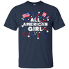 Image of All American Girl Cute Patriotic 4th Of July T-Shirt