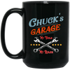 Image of Chuck's Garage funny tee shirt