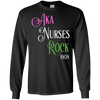 Image of Alpha Kappa A Nurses LPN RN CNA Rock T-Shirt