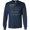 Image of Architect Definition T-Shirt Architecture Distressed Tee