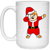 Image of Akita Dabbing Santa Claus Merry Xmas Japanese