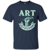 Image of Art is Freedom great t shirt for artists who love to draw