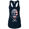 Image of American Hockey Goalie T-Shirt Patriotic Hockey Tee