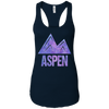 Image of Aspen Colorado T-Shirt Watercolor Hiking Adventure