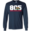 Image of Area Code 805 shirt - Santa Barbara California tshirt