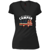 Image of American Camper U.S. Flag Patriotic Camping T Shirt
