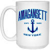 Image of Amagansett, New York T-Shirt (Blue/Aqua)