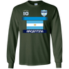 Image of ARGENTINA Football Soccer T-Shirt with national flag