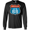 Image of Route de l'Arizona 66. Retro, Vintage, Distressed Grunge Tee