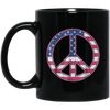Image of American Peace Sign Funny Happy 4th Fourth Of July T-Shirt