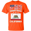 Image of American By Birth Proudly Raised In California Flag Shirt