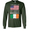 Image of American by Birth Irish by Grace of God Heritage T-Shirt
