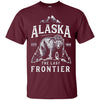 Image of Alaska T Shirt The Last Frontier Bear Home Men Women Gifts