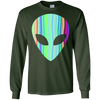Image of Tête d’alien - Holographic Cute UFO Tshirt Tee
