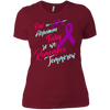 Image of Alzheimer's Awareness T Shirts Purple Ribbon EndAlz Tees