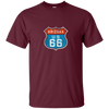 Image of Route de l'Arizona 66. Retro, Vintage, Distressed Grunge Tee