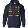 Image of "Game Over" retro alien invaders tshirt 80s 8-bit video game