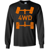 Image of 4WD Retro Long Sleeve T-Shirt Offroad Overland 4x4