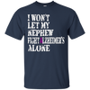 Image of Alzheimer's Awareness Shirt For Nephews Purple Ribbon Tee