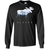 Image of Alaska Day Moose Snowy Mountain Shirt