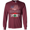 Image of American Grown With Lebanese Roots T-Shirt Lebanon Tee