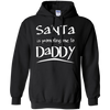 Image of Santa Is Promoting Me To Daddy T-Shirt | Christmas Tee