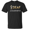 Image of American sign language Deaf Awareness T shirt