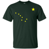 Image of Alaska T-Shirt State Flag Astrologie Big Dipper Polaris Tee