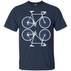 Image of Bike Shirt Bicycle Funny Mens Dad Cycling Father's Day Gift