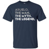 Image of ABUELO THE MAN MYTH LEGEND Father's Day T-Shirt Spanish Gift
