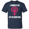 Image of A womens place is in the resistance long sleeve shirt
