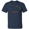 Image of Aries Star Chart Zodiac Long Sleeve T-Shirt