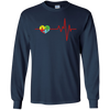 Image of Autism Shirt Heartbeat Mom Special Education Products