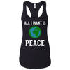 Image of All I Want Is World Peace & Harmony Anti-War T-Shirt
