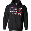 Image of American Gun Shirt: United States Flag Pattern