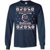 Image of Santa T-Shirt: Don't Stop Believin Ugly Christmas Tee Gift