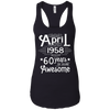 Image of April 1958 T-shirt Turning 60 Years Of Being Awesome