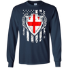 Image of Angel Georgian American Flag Patriotic Georgia USA Tshirt