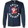 Image of Santa Dabbing Christmas Shirt Feliz Navidab