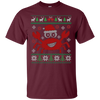 Image of Santa Claws Festive Crab Ugly Christmas Sweater T-Shirt