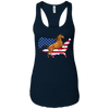 Image of America Map Horse USA Flag Happy 4th Of July Shirt