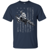 Image of American Flag Motocross Dirt Bike Graphic T-shirt