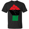 Image of Afro-American Fist salute Shirt African Heritage Symbol Tee