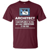 Image of Architect Shirt I Can Explain It Occupation Novelty T-shirt