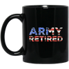 Image of Army Retired T-Shirt Military U.S. Army Retirement Gift