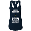 Image of Always be yourself except when you can secret agent t-shirt