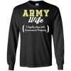 Image of Army Wife Funny T Shirt