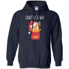 Image of Santa Claws Cat Lovers Long Sleeve Shirt