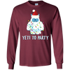 Image of Christmas Yeti To Party T-Shirt Cute Yeti for Christmas Tee