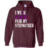 Image of Alzheimer's Awareness Tshirt I Wear Purple For My Stepmother